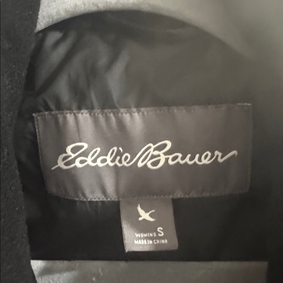 Eddie Bauer Women's Black Quilted Puffer Coat Size Small - Picture 3 of 8